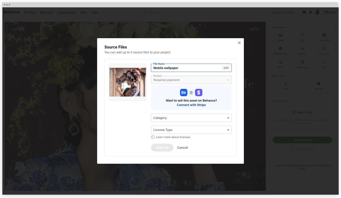 behance продаж