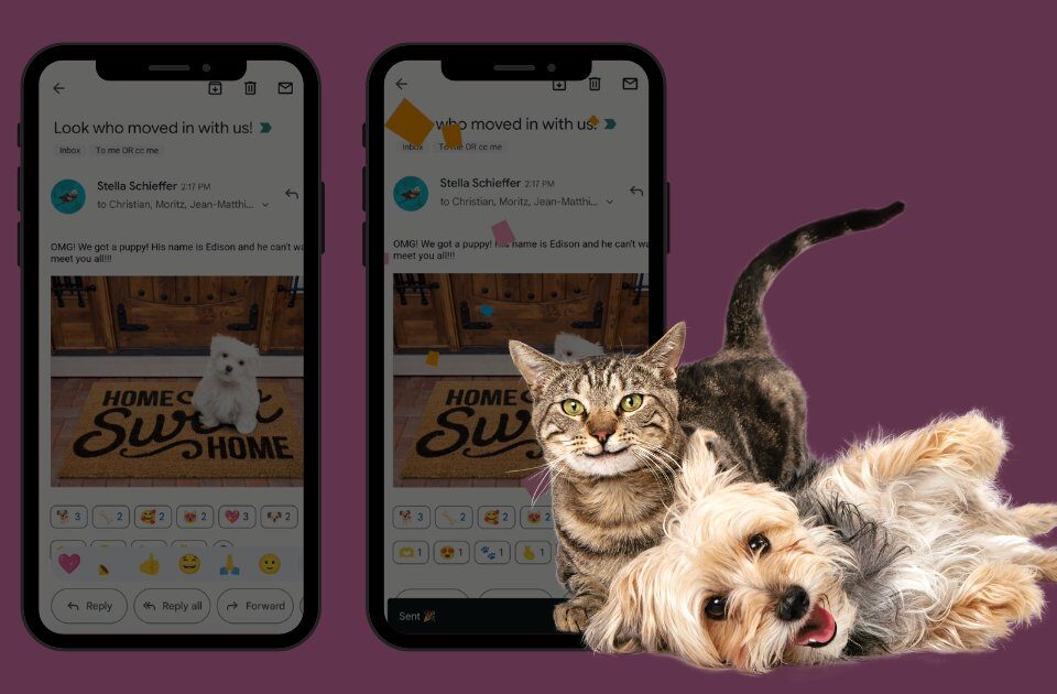emoji в gmail