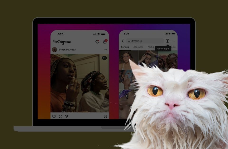 пошук за хештегами в Instagram
