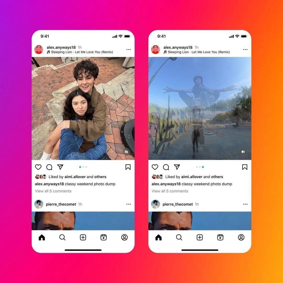 карусель з відео в Instagram