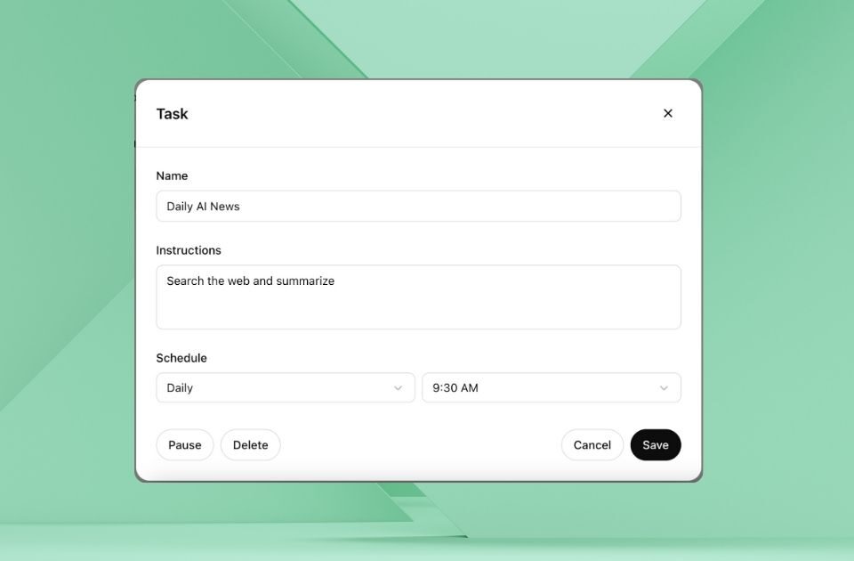ChatGPT Tasks