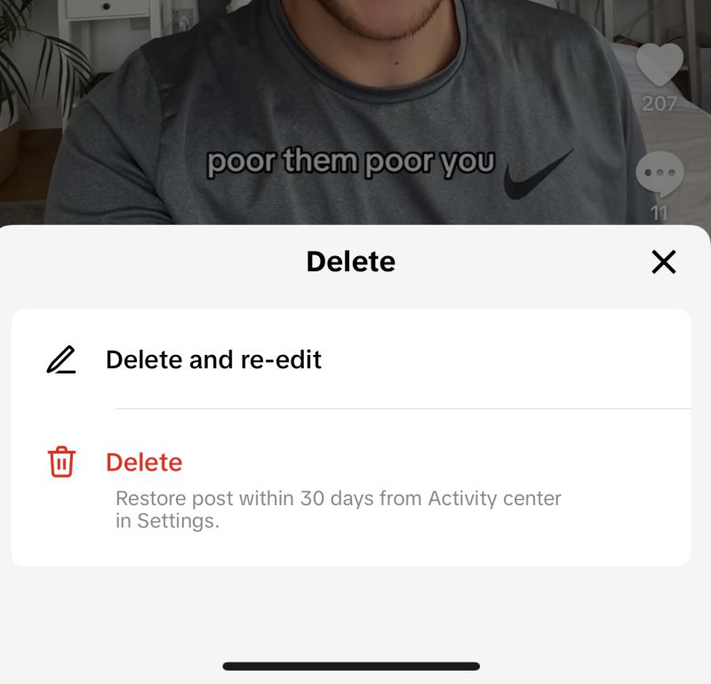 TikTok додає опцію «Видалити та повторно редагувати»