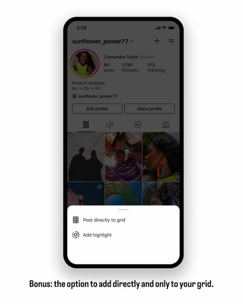 instagram grid