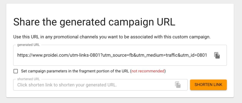 Джерело: Приклад генерування UTM-мітки в Campaign URL Builder –ga-dev-tools.google/ga4/campaign-url-builder/