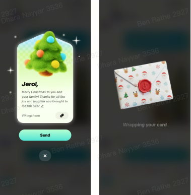 Святкові листівки в TikTok